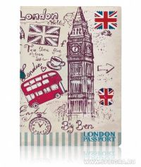Обложка для паспорта "London Vintage"