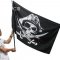 Пиратский флаг Череп в шляпе 150 на 90 см