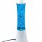 Лава лампа Гиперболоид синяя с блестками, 38 см