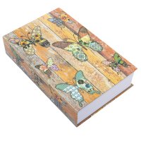 Книга сейф Бабочки, 24,2 х 16 х 5,5 см